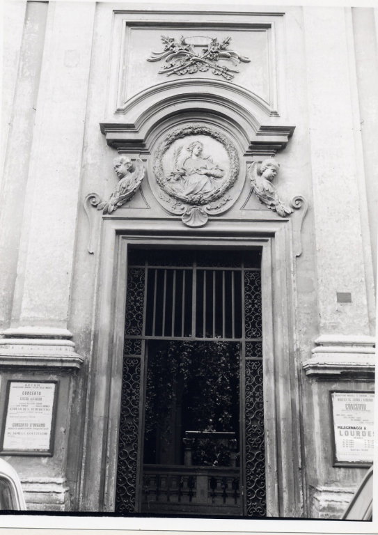 Sant'Agata; cherubini (decorazione plastica) di Ferrari Francesco (secondo 